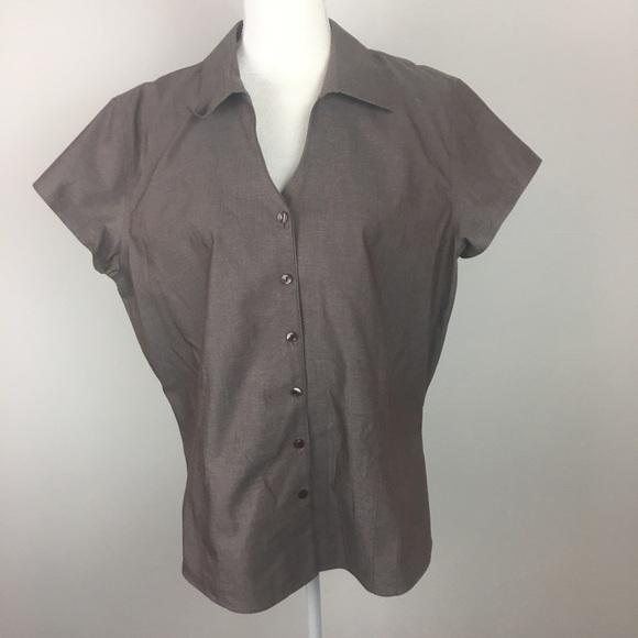 Coldwater Creek Tops - Coldwater creek blouse size XL color brown.